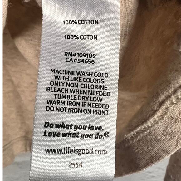 Life is Good Womens S Casual Rainbow Graphic Crusher-Lite V-Neck Long Sleeve Tee - Picture 5 of 9